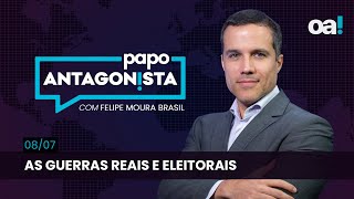 Papo Antagonista As guerras reais e eleitorais  0807 [upl. by Auqinot]