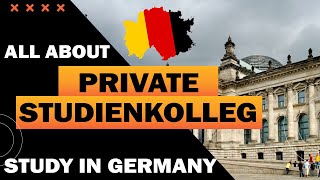 All about Private Studienkolleg  Study in Germany besteducationconsultant [upl. by Ciapas]