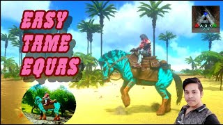 ARK survival evolved mobile taming EquusEquus taming easy [upl. by Eizle]