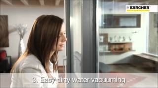 Karcher Window Vac WV50 Application Video [upl. by Luhe93]