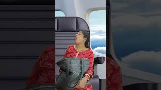 Vacuum Cleaning in Aeroplane Fun 🤣🤪 shorts viral funny funnyvideo airplane  Stay With Rinty [upl. by Notliw]