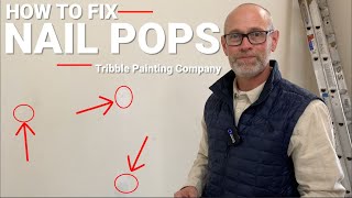 How to Fix Nail Pops in Your Wall [upl. by Talmud]