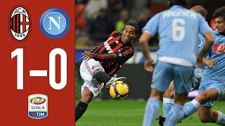 Milan 10 Napoli  Highlights  Ronaldinho GOAL [upl. by Ambrosane]