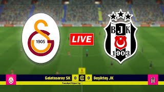 🔴Galatasaray vs Besiktas  Turkish Super Lig Match Live [upl. by Durst]