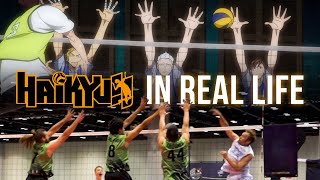 Haikyuu Volleyball Moments in Real Life [upl. by Mohkos]