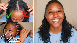 SISTERLOCK BRAIDING TECHNIQUES  NIGHT TIME ROUTINE BRAID OUTS amp WASH DAY BUNDLES  SISTERLOCK TIPS [upl. by Laehctim271]