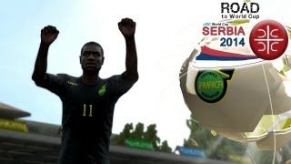 FIFA 13  RTWC Serbia 2014  Monserrat vs Jamaica [upl. by Randolf691]