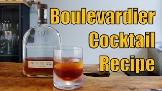 BOULEVARDIER  cocktail recipe [upl. by Esinaej]