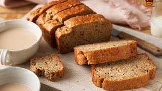 How to Make Low Fat Banana Bread Recipe Easily [upl. by Rempe]