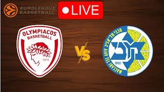 🔴 Live Olympiakos vs Maccabi Tel Aviv  EuroLeague 20232024  Live Play by Play Scoreboard [upl. by Anar47]