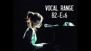 The Vocal Range of Fiona Apple [upl. by Nitsugua]