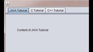 How to Create JTabbedpane in java swing Desktop GUI Example NetBeans [upl. by Airdnaxila]