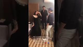 Mahira Khan Dance Practicing romance funny drama mahirakhan [upl. by Yrekaz247]