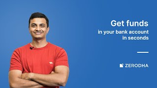 Instantly withdraw funds from your Zerodha account [upl. by Irallih]