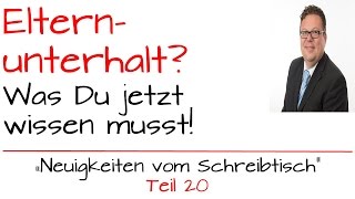 Elternunterhalt  Warum das Thema Pflegeabsicherung für die gesamte Familie existenziell ist [upl. by Danuloff]