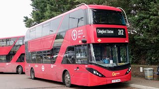 London Bus Route 212  St James Street to Chingford  Better Quality [upl. by Walley]