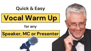 Vocal Warm Ups MC Event Host Speaker or Presenter [upl. by Ellemac]