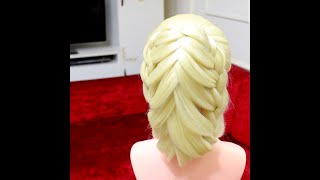 Easy braid bun hairstyles [upl. by Wilser]