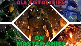 All Fatalities Performed on Master Chief Mod  Mortal Kombat 1 [upl. by Claresta910]