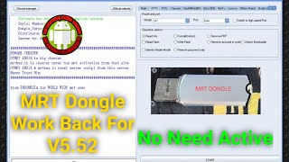 MRT Dongle Work Back Free For V552 No Need Active Full Work 2022 [upl. by Shandy627]