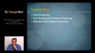 00211 The Edentulous Jaw Restoration An evaluation of different restorative options PREVIEW [upl. by Nalyt399]