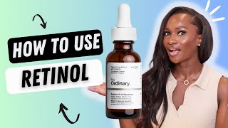 HOW TO USE THE ORDINARY RETINOL 1 IN SQUALENE [upl. by Yboc207]