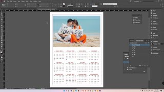 How Create a Calendar in Simple Way in InDesign [upl. by Casar]