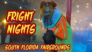 Visiting Fright Nights 2023 at the South Florida Fairgrounds [upl. by Ennaeirb]