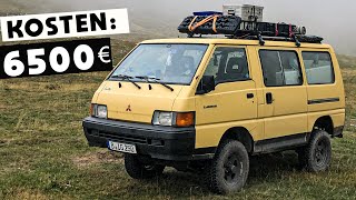 Reisen und Leben  unterwegs Zuhause im Mitsubishi L300 4x4 [upl. by Ralina]