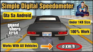 Mod Speedometer for Gta Sa Android [upl. by Submuloc515]