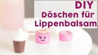 Süße DIYIdee So einfach macht ihr ein Döschen für Lippenbalsam selber [upl. by Thurlough]