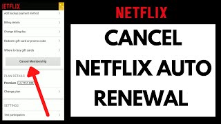 How to Cancel Netflix Auto Renewal 2021  Stop Netflix Membership [upl. by Yrac]