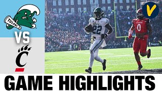 19 Tulane vs 24 Cincinnati  2022 College Football Highlights [upl. by Euqirdor]