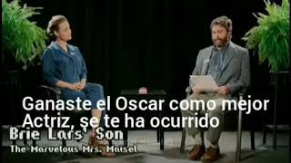 Brie Larson in between two Ferns Subtitulado al español [upl. by Haym909]