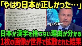 【海外の反応】海外「やはり日本人は正しかったのか…」日本人が漢字を捨てない理由が一瞬で分かる画像が世界で話題に [upl. by Niela171]