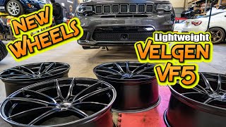 TRACKHAWK GETS NEW LIGHTWEIGHT VELGEN WHEELS [upl. by Ecissej]