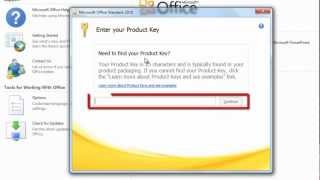 How to Change Office 2010 Product Key [upl. by Doherty175]