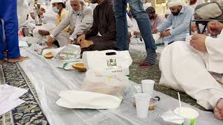 IFTARI inside Masjid Nabawi at Madinah Ramadan  2022 Iftar Experience [upl. by Neraj]