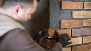 STONEWRAP Installation of Brick Veneer [upl. by Ransell]