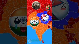 Part 4  Pakistan amp India Friendship Vs Garbage Monster countryballs countries shortsvideo [upl. by Ayama]