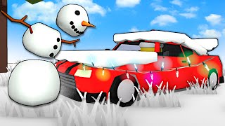 I Ran Over SNOWMEN for Secret Christmas Gifts  Wobbly Life Christmas Update [upl. by Sllew]