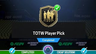 TOTW Player Pick Opened  Cheap Solution amp SBC Tips  FC 24 [upl. by Fleisher]