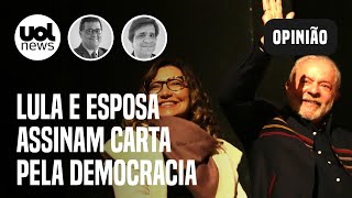 Lula assina carta pela democracia Tales Há sussurro para que Bolsonaro faça o mesmo [upl. by Jean]