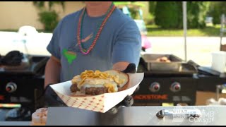 Cheeseburger in Caseville Packs Downtown Streets [upl. by Aehsa610]