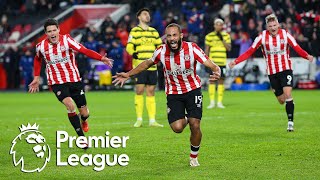 Brentford rally for dramatic late win over Watford  Premier League Update  NBC Sports [upl. by Ahsiei]