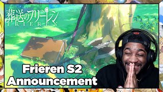 MORE PEAK IS ON THE WAY Frieren Beyond Journeys End Season 2 Announcement Reaction [upl. by Nord]