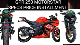 new 250cc gpr Explorer motorstar Ducati copy specs price installment tank capacity [upl. by Nett353]