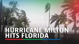 Monster Hurricane Milton makes landfall walloping coast of Florida  ABSCBN News [upl. by Januisz]