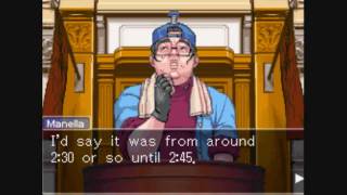 Phoenix Wright Ace Attorney  Ep 3 Part 13 Sal Manella Testifies [upl. by Neeleuqcaj]