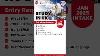 Study In University of Leicester  UK  trending youtubeshorts youtube shorts study [upl. by Vinia]